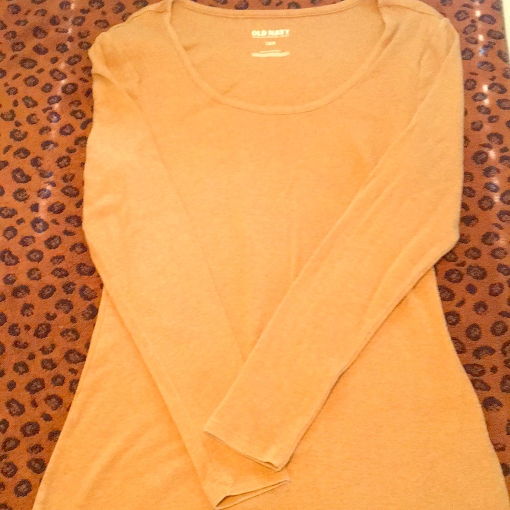 Long sleeve camel shirt